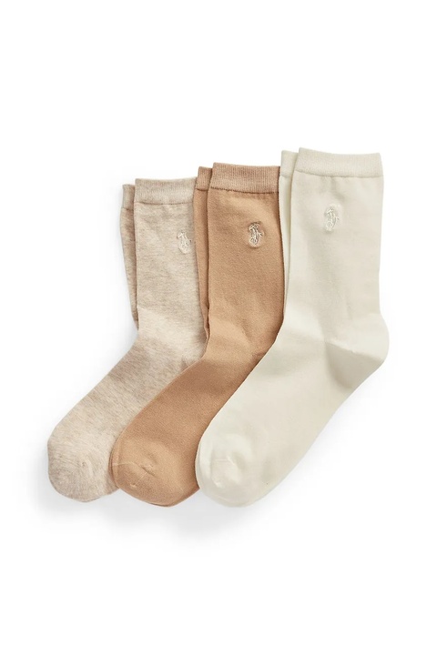 Polo Ralph Lauren skarpetki 3-pack kolor beżowy 455770345 - zdjęcie produktu nr 1