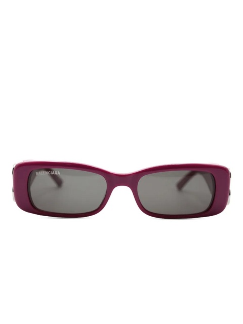 Balenciaga dynasty rectangle sunglasses - Purple - zdjęcie produktu nr 2