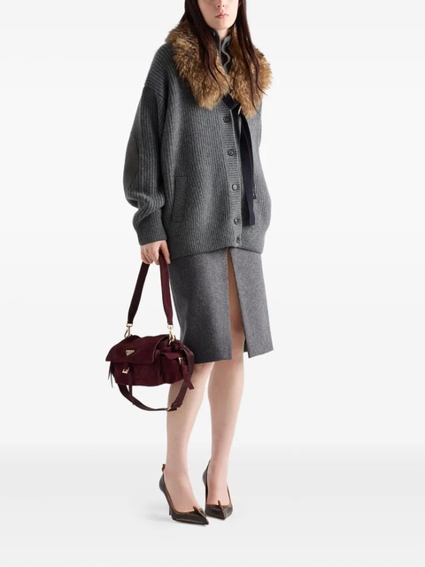 Prada Cashmere cardigan - F0480 GREY - zdjęcie produktu nr 2
