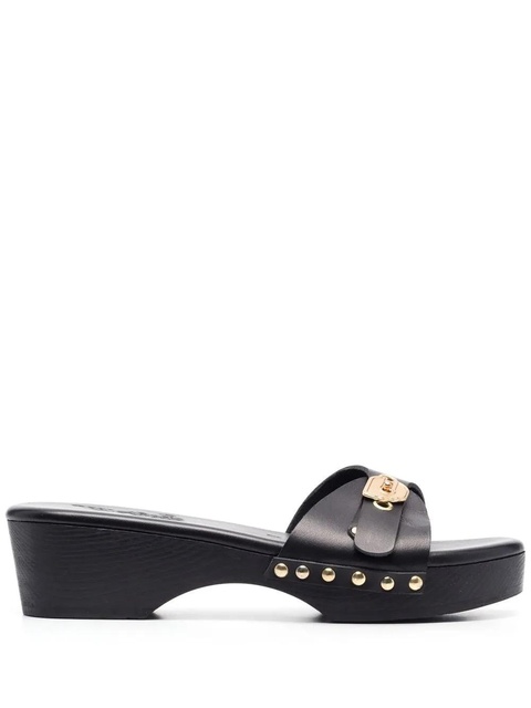Ancient Greek Sandals Omia single-strap clog sandals - Black - zdjęcie produktu nr 1