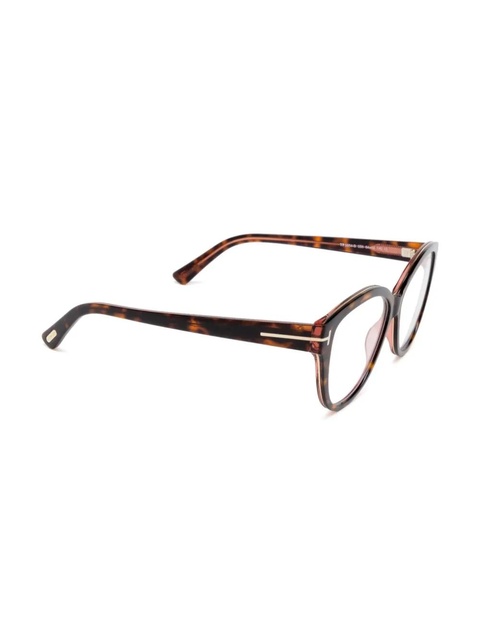 TOM FORD Eyewear tortoise-shell cat-eye frame glasses - Brown - zdjęcie produktu nr 1