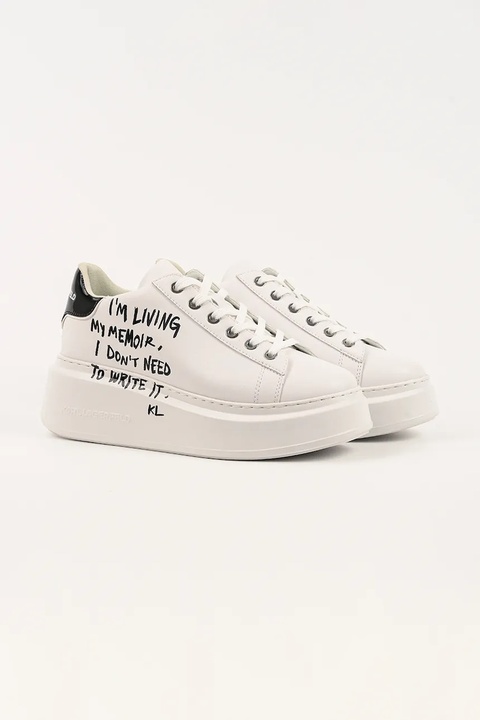 Karl Lagerfeld sneakersy skórzane ANAKAPRI damskie kolor biały KL63512 - zdjęcie produktu nr 2
