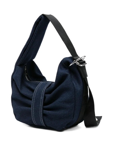 Simone Rocha bow pearl-embellished shoulder bag - Blue - zdjęcie produktu nr 2