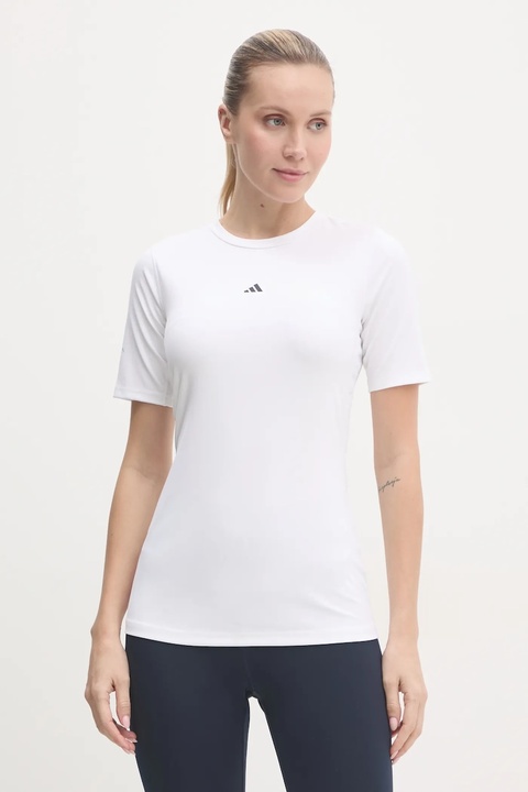 adidas Performance t-shirt treningowy Techfit kolor beżowy IX3254 - zdjęcie produktu nr 1