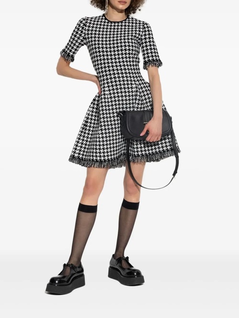 Alexander McQueen houndstooth dress - Black - zdjęcie produktu nr 1