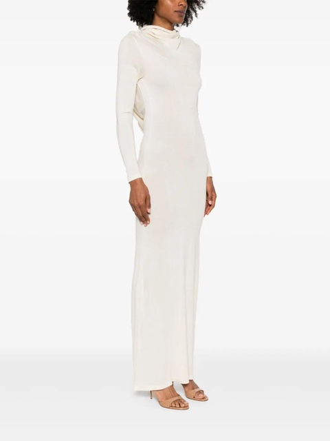 Aya Muse fine-knitted maxi dress - Neutrals - zdjęcie produktu nr 2