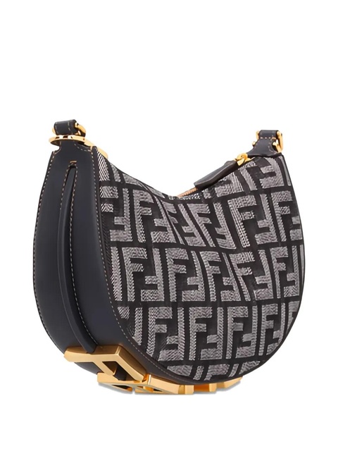 FENDI mini FF-jacquard cross-body bag - Blue - zdjęcie produktu nr 2