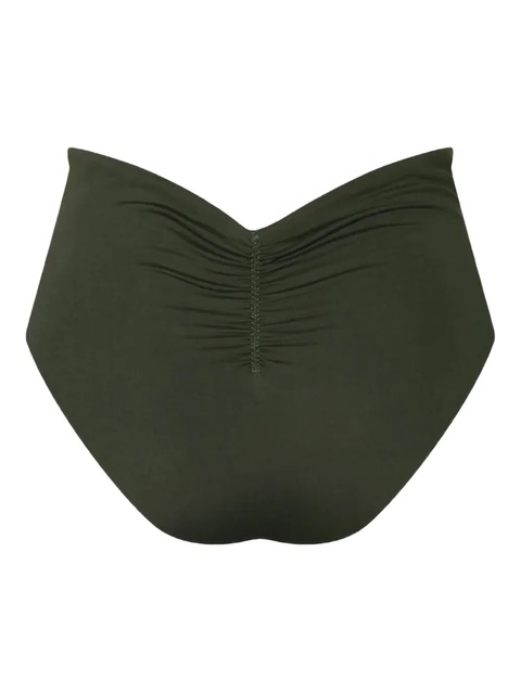 Johanna Ortiz Marinera gathered high-waist bikini panty - Green - zdjęcie produktu nr 2