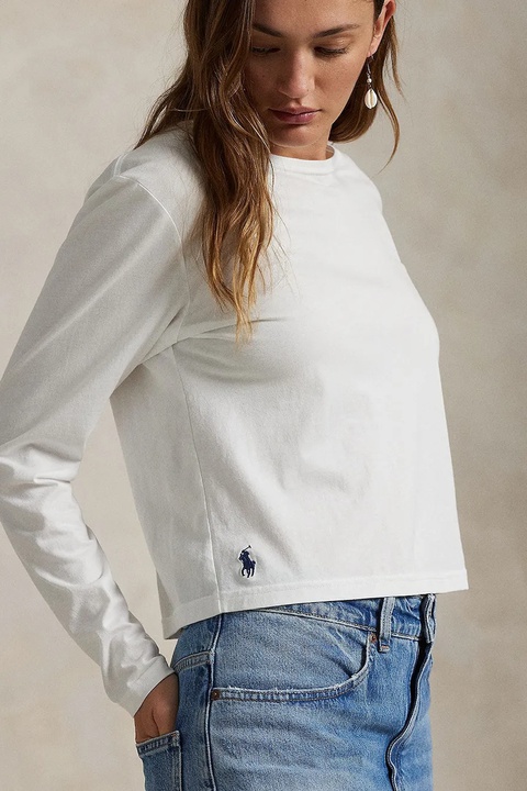 Polo Ralph Lauren longsleeve kolor biały 211967103 - zdjęcie produktu nr 2