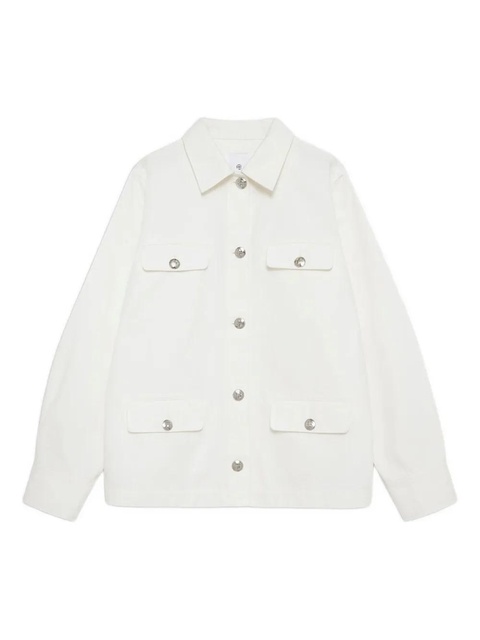 ANINE BING button-up oversized jacket - White - zdjęcie produktu nr 1