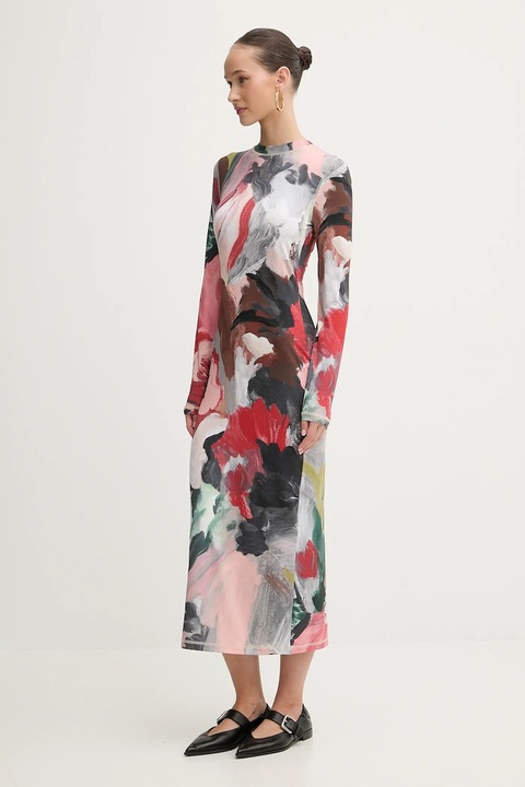 Stine Goya sukienka kolor multicolor midi dopasowana SG-PS26-D074-2244 - zdjęcie produktu nr 2
