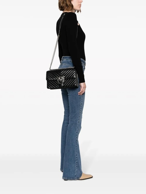 PINKO Love Bird quilted shoulder bag - Black - zdjęcie produktu nr 2