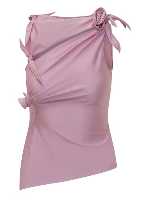 Coperni floral-appliqué top - Pink - zdjęcie produktu nr 1