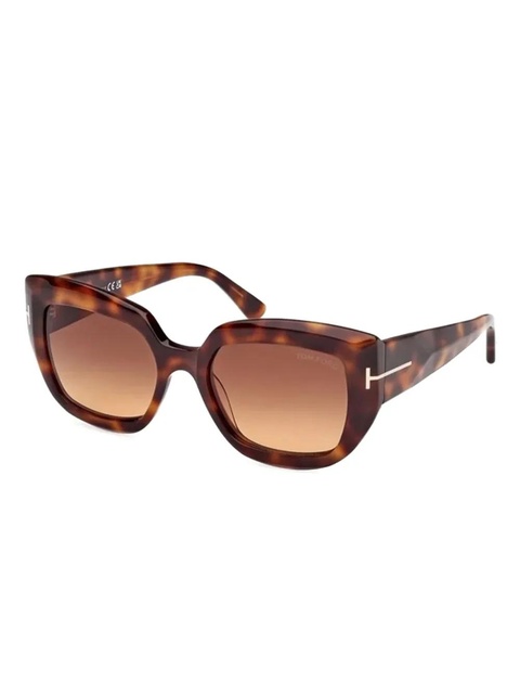 TOM FORD Eyewear tortoiseshell round-frame sunglasses - Brown - zdjęcie produktu nr 2