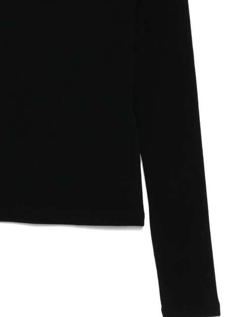 MM6 Maison Margiela Long-sleeved Top - Black - zdjęcie produktu nr 1