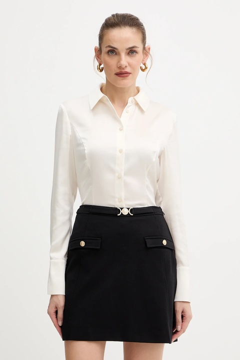 Guess spódnica CHRISSY kolor czarny mini rozkloszowana W5BD61 KCMU2 - zdjęcie produktu nr 2