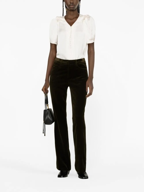 Zadig&Voltaire puff-sleeve satin top - Neutrals - zdjęcie produktu nr 2