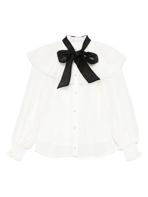 ZIMMERMANN Illuminate Pierrot shirt - White - zdjęcie produktu nr 1