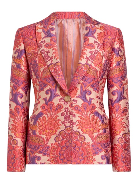 ETRO floral-jacquard blazer - Pink - zdjęcie produktu nr 2