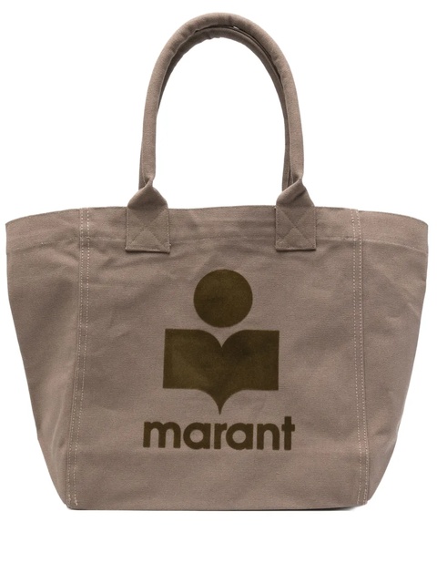 ISABEL MARANT logo-plaque tote bag - Brown - zdjęcie produktu nr 1