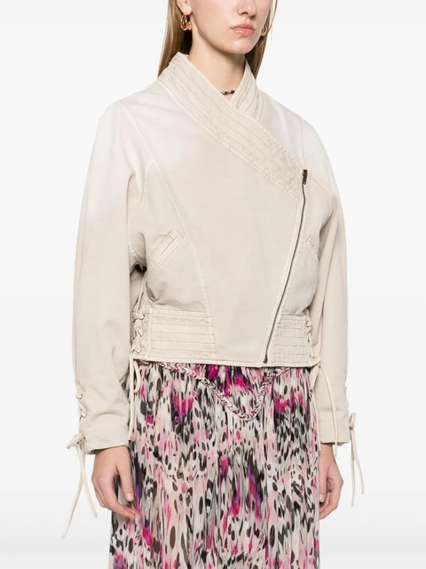 ISABEL MARANT Edina jacket - Neutrals - zdjęcie produktu nr 2