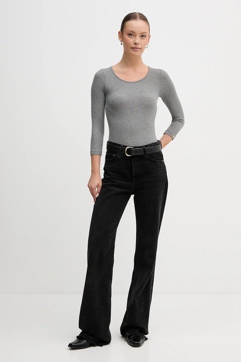 United Colors of Benetton body damskie kolor szary 3P2Y3B005 - zdjęcie produktu nr 2