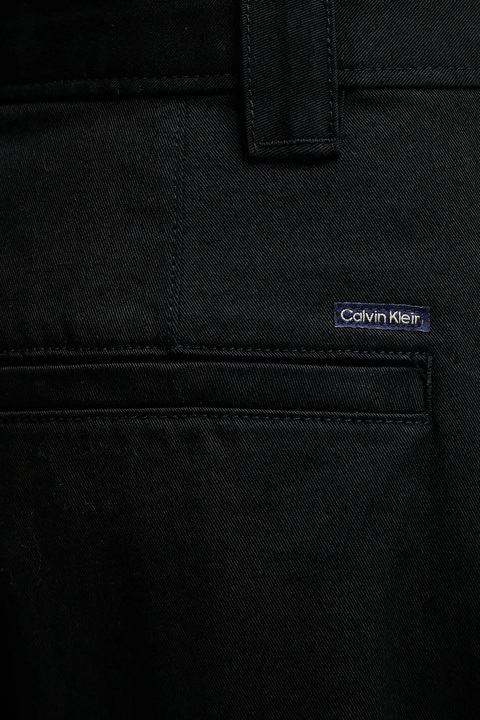 Calvin Klein Jeans spodnie damskie kolor czarny proste high waist LV044D662G - zdjęcie produktu nr 2