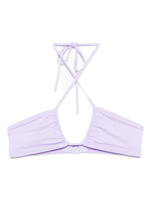 MC2 Saint Barth cross-straps halterneck bikini top - Purple - zdjęcie produktu nr 1