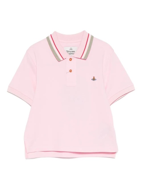 Vivienne Westwood cotton polo shirt - Pink - zdjęcie produktu nr 1