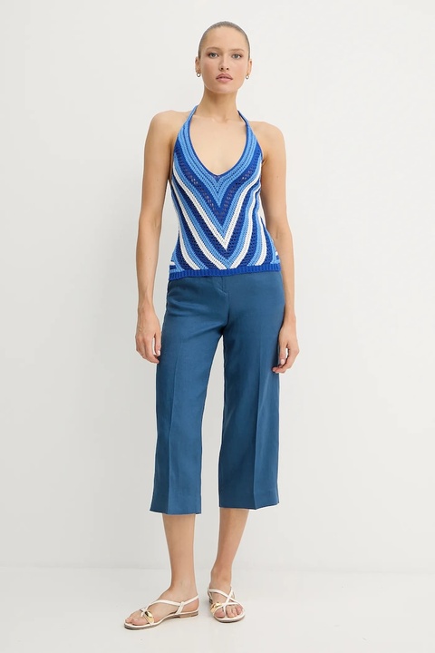 United Colors of Benetton top kolor fioletowy 1194EH01E - zdjęcie produktu nr 2