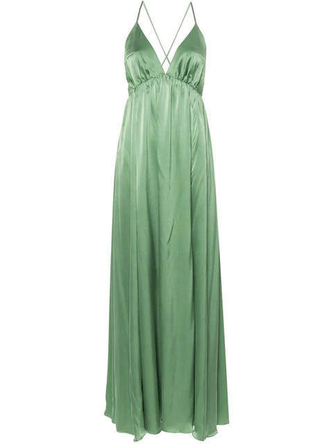 ZIMMERMANN silk-satin maxi dress - Green - zdjęcie produktu nr 1