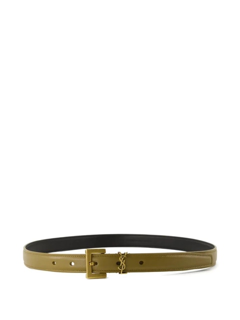 Saint Laurent cassandre buckle belt - Green - zdjęcie produktu nr 2