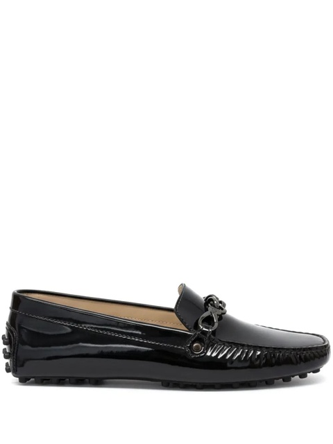 Tod's Gommino chain-detail loafers - Black - zdjęcie produktu nr 1