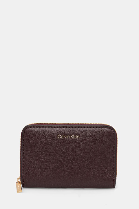 Calvin Klein portfel damski kolor bordowy LV04F1091G - zdjęcie produktu nr 1