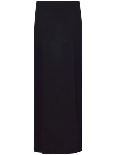 Proenza Schouler felted slit maxi skirt - Black - zdjęcie produktu nr 1