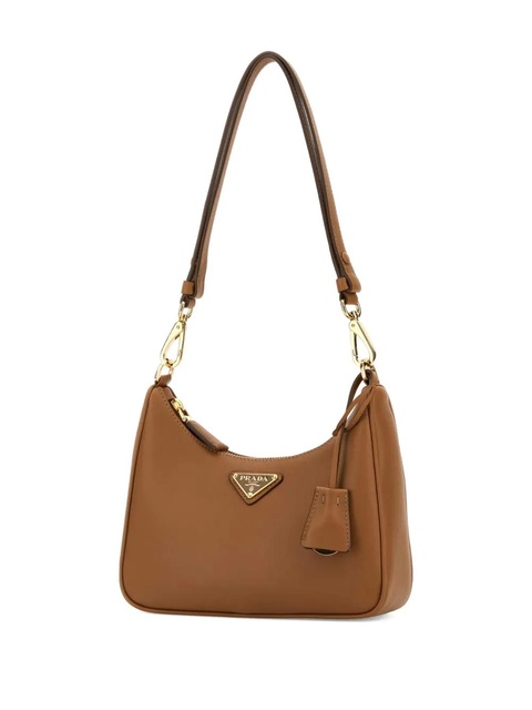 Prada leather shoulder bag - Brown - zdjęcie produktu nr 2