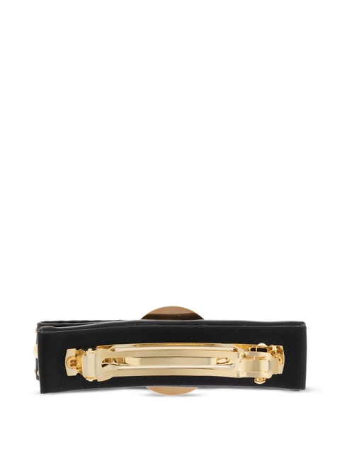 Versace medusa studded leather hair clip - Black - zdjęcie produktu nr 2