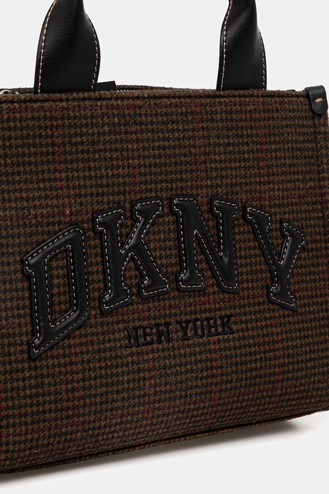 Dkny torebka kolor brązowy - zdjęcie produktu nr 2