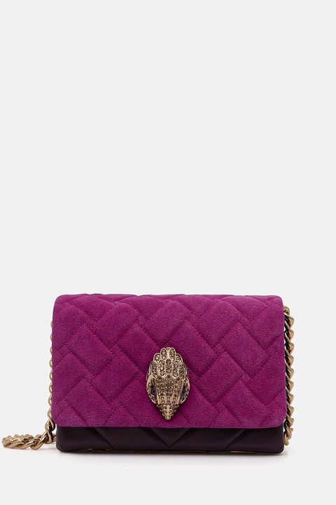 Kurt Geiger London torebka skórzana KENSINGTON kolor różowy 9594552219 - zdjęcie produktu nr 1