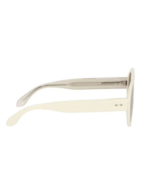 Isabel Marant Eyewear oval-frame sunglasses - Neutrals - zdjęcie produktu nr 2