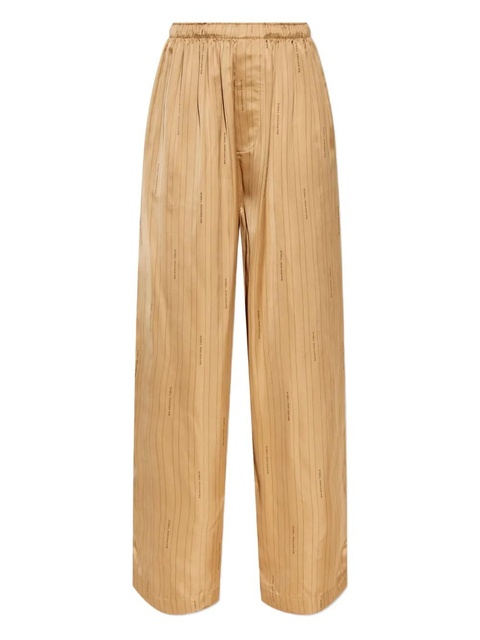 Balenciaga striped trousers - Neutrals - zdjęcie produktu nr 1