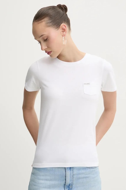 Guess Jeans t-shirt damski kolor biały W5RI52 J1314 - zdjęcie produktu nr 2