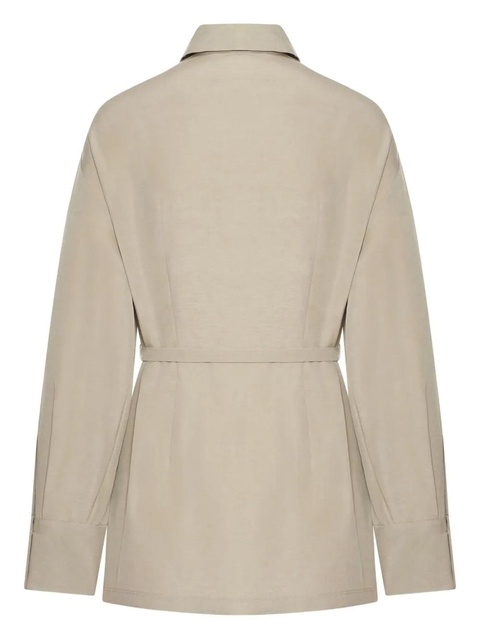Max Mara belted utility shirt - Neutrals - zdjęcie produktu nr 1