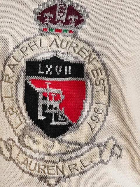 Lauren Ralph Lauren embroidered logo sweater - Neutrals - zdjęcie produktu nr 2