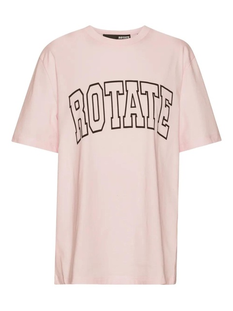 ROTATE BIRGER CHRISTENSEN logo print T-shirt - Pink - zdjęcie produktu nr 1
