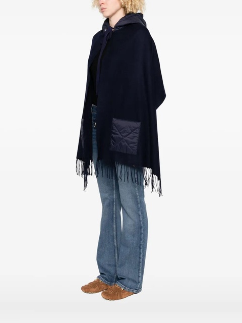 Maje hooded quilted-pocket poncho - Blue - zdjęcie produktu nr 2