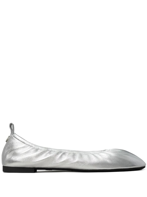Tory Burch Eddie 2.0 ballerina shoes - Silver - zdjęcie produktu nr 1