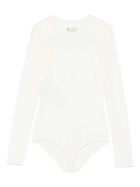 Maison Margiela long-sleeve crew-neck bodysuit - Neutrals - zdjęcie produktu nr 1