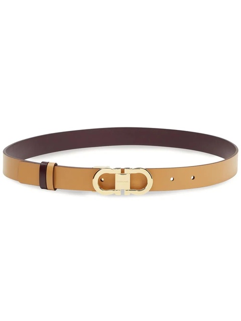 Ferragamo Gancini-buckle reversible leather belt - Neutrals - zdjęcie produktu nr 1
