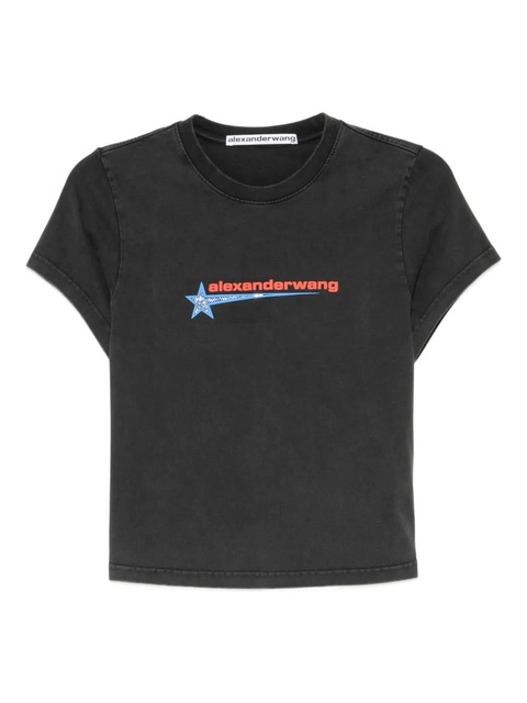 Alexander Wang Hotfix Star T-shirt - Grey - zdjęcie produktu nr 1